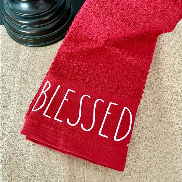 🆕Rae Dunn Set of 2 BLESSED Kitchen Towels - Picture 2 of 3
